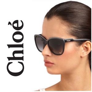 Chloe sunglasses in black/ grey gradient